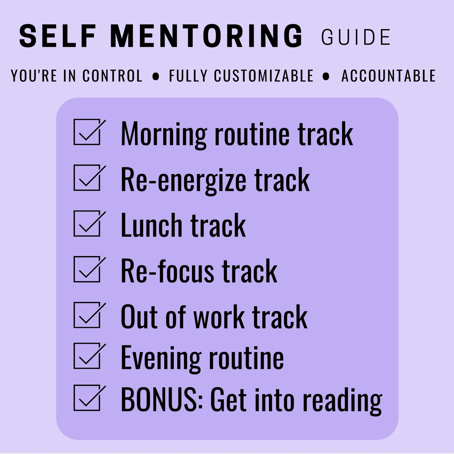 Self Mentoring Guide