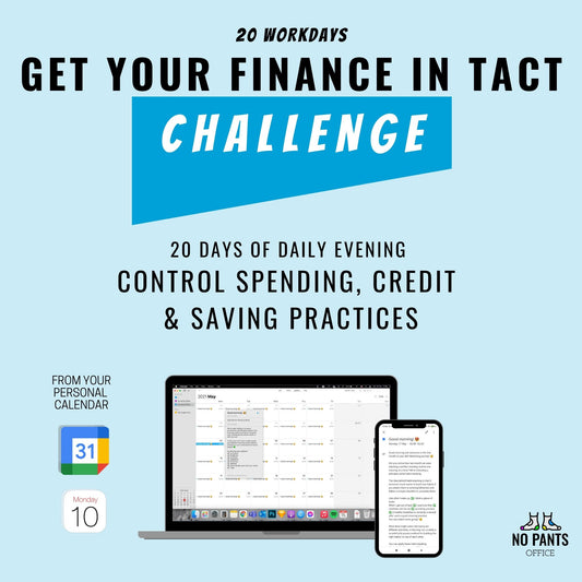 No Pants Office_Get Your Finance In Tact Challenge
